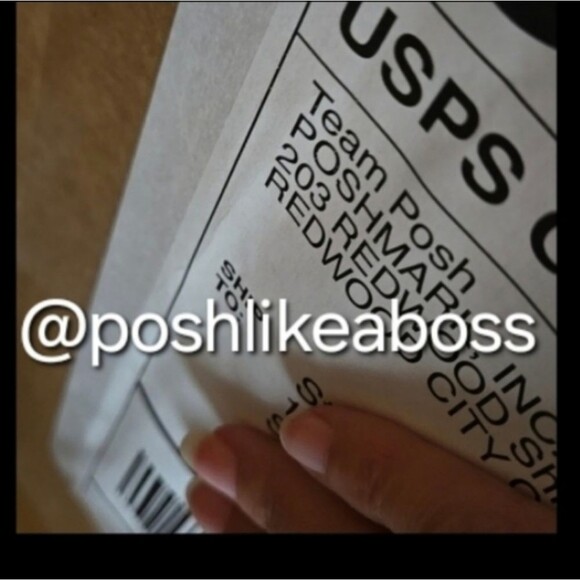 Poshmark Logo Sticker Poshmark logo spellout sticker positively posh office sell - Picture 9 of 9